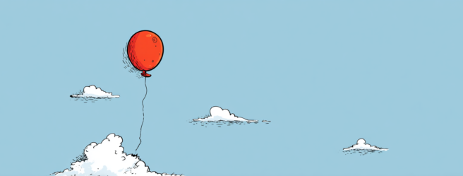 Enthusias A balloon with air escaping from a small hole in th 5415ad4a 10b7 4a0c b38b 961a6c1f3790 0