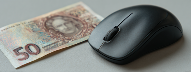 Enthusias A computer mouse Next to it lies a 50 franc note 6e76f01c a6a0 4cee 887c 08b53770d92c 2