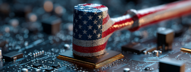 Enthusias A hammer striking a semiconductor chip The hammer 291b832d 7669 4cce 95f3 e703d54243f2 1