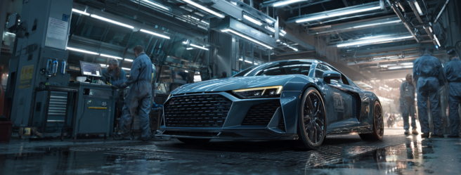 Enthusias A modern Audi vehicle drives into the repair shop 2fd8e6dc 1edc 46a0 85ea e4583e91ce27 1