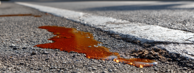 Enthusias A paved road with an oil stain visible on it ar 3 67f00ca5 a4fc 4e15 bfb5 f15a65ab1db5 3