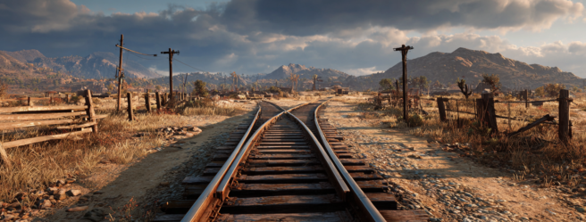 Enthusias A railway line in the Wild West The railway line h 1ffb0f77 abd7 4b35 93ec 89437e51e036 0