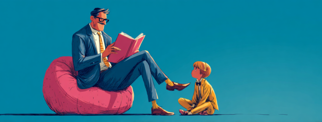Enthusias A storyteller reading a story to a child The story d3e2abf2 a57f 44a7 9177 4cbde573c8bb 2