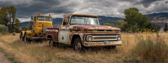 Enthusias An old truck from the 1960s parked at the side of t e5091dd4 1622 43d8 86bf b61620fc770a 0