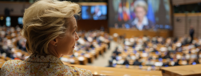 Enthusias Ein Blick in das EU Parlament in Brssel Eine Frau a4a112f3 ca88 4403 9fd4 b493a0af51a6 2