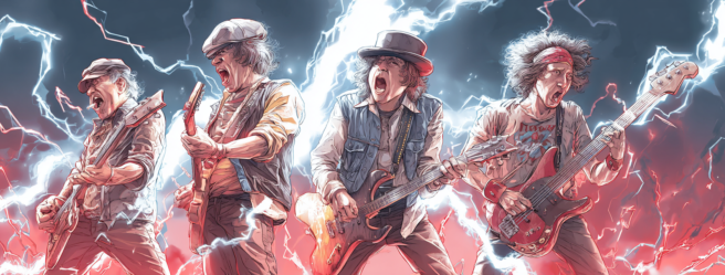 Enthusias The band ACDC on the cover of High Voltage ar 31 f0a6314f 5acb 49c4 a577 d0b349d2f4cb 2