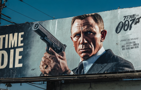 Enthusias A billboard for the well known James Bond film No T 107e3402 a178 4443 b5bf 9537d9c87949 1