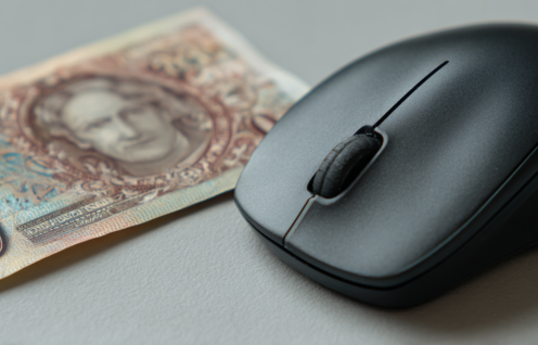 Enthusias A computer mouse Next to it lies a 50 franc note 6e76f01c a6a0 4cee 887c 08b53770d92c 2
