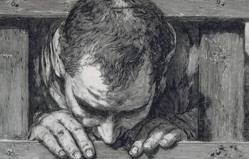 Enthusias A man under the guillotine as in Paris in the 1790s 50e12eb5 3578 4e90 b226 0ab4f3495857 3