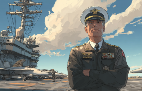 Enthusias A military officer reporting the completion of a mi b6d360be 6987 4a46 95df 53650763ce7a 1