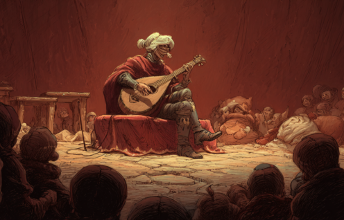 Enthusias A minstrel before a sleeping audience ar 31 v 7 5f25676f d6f2 412e b69d 02cd04ec3f2f 1
