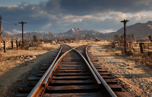 Enthusias A railway line in the Wild West The railway line h 1ffb0f77 abd7 4b35 93ec 89437e51e036 0