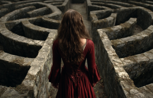 Enthusias A young woman with long brown hair in a labyrinth 59b8c0da 09ed 461b a54f 608667ae88ca 1