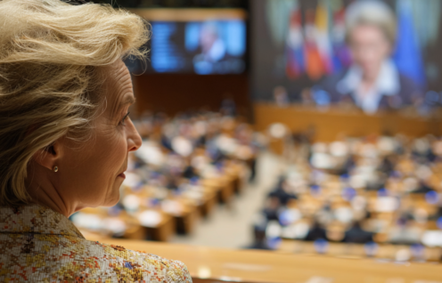 Enthusias Ein Blick in das EU Parlament in Brssel Eine Frau a4a112f3 ca88 4403 9fd4 b493a0af51a6 2
