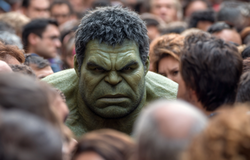 Enthusias Hulk in the middle of a crowd ar 31 v 7 36212dc1 fef0 4f9c 9608 e6ff02531d4d 2